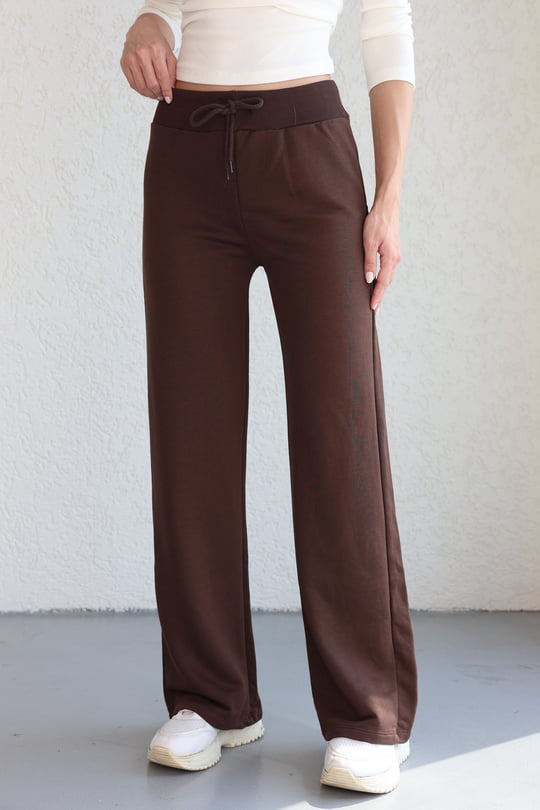 3 İplik Bel Kaşkorse Bol Pantolon