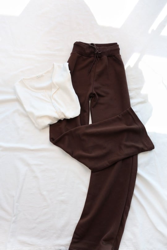 3 İplik Bel Kaşkorse Bol Pantolon