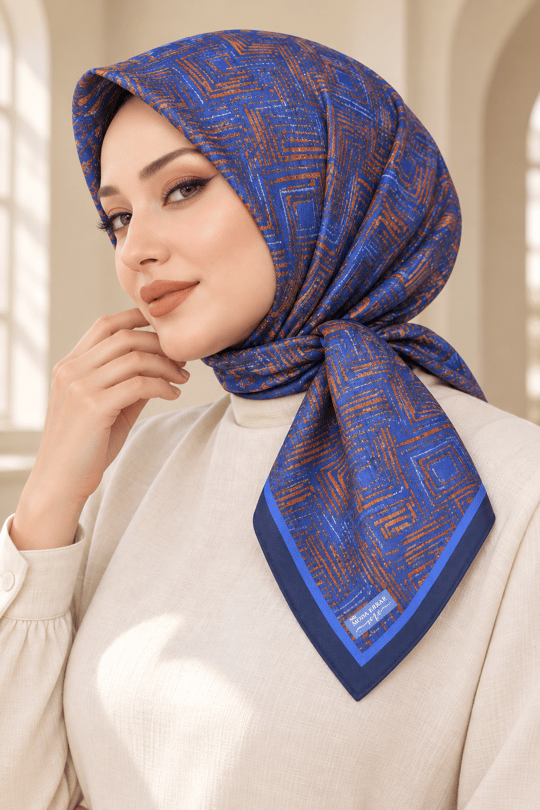 Desenli Soft Eşarp - 085
