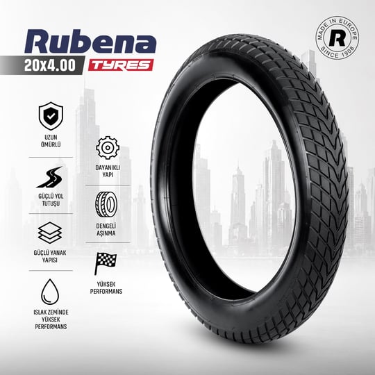 Rubena 20X4.00 Dış Lastik Road 100-406 R29