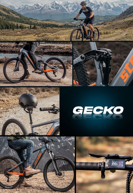 Strada E-Gecko Hidrolik Disk 29 Jant Elektrikli Bisiklet