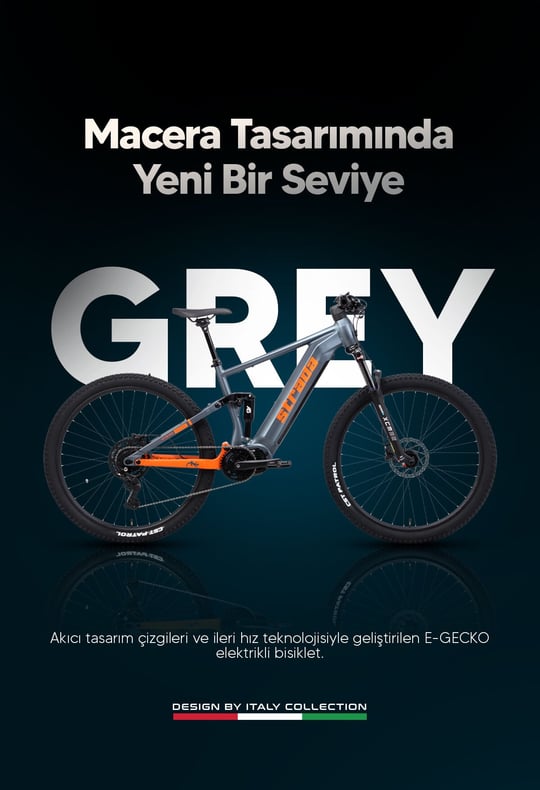 Strada E-Gecko Hidrolik Disk 29 Jant Elektrikli Bisiklet
