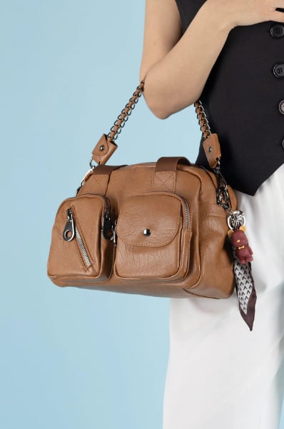 ÇÇS 17392 Kadın Omuz Askılı Sırt Çantası