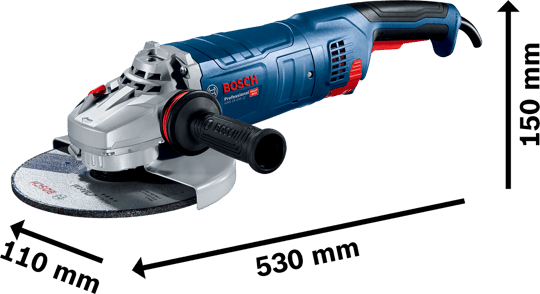 Bosch Professional GWS 24-230 JZ Büyük Taşlama Makinesi