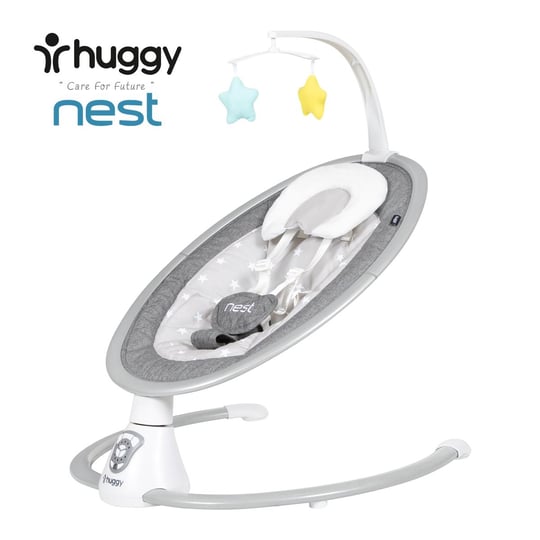 Huggy Nest Otomatik Sallanabilir Kumandalı Müzikli Elektrikli Anakucağı