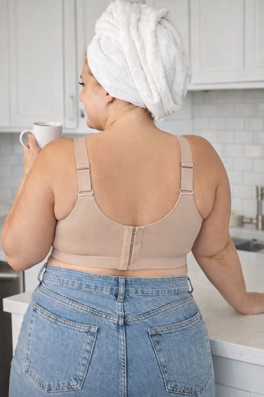 Bulut Koleksiyonu Lazer Kesim Dikişsiz C & D Cup Büyük Beden Sütyen Ten 