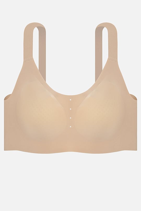 Bulut Koleksiyonu Lazer Kesim Dikişsiz C & D Cup Büyük Beden Sütyen Ten 