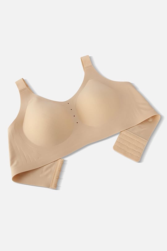 Bulut Koleksiyonu Lazer Kesim Dikişsiz C & D Cup Büyük Beden Sütyen Ten 