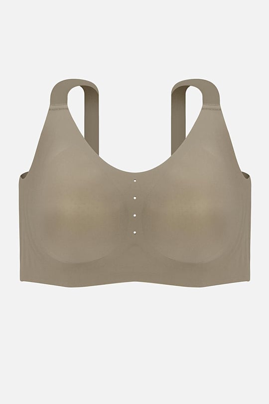  Bulut Koleksiyonu Lazer Kesim Dikişsiz C & D Cup Büyük Beden Sütyen Haki