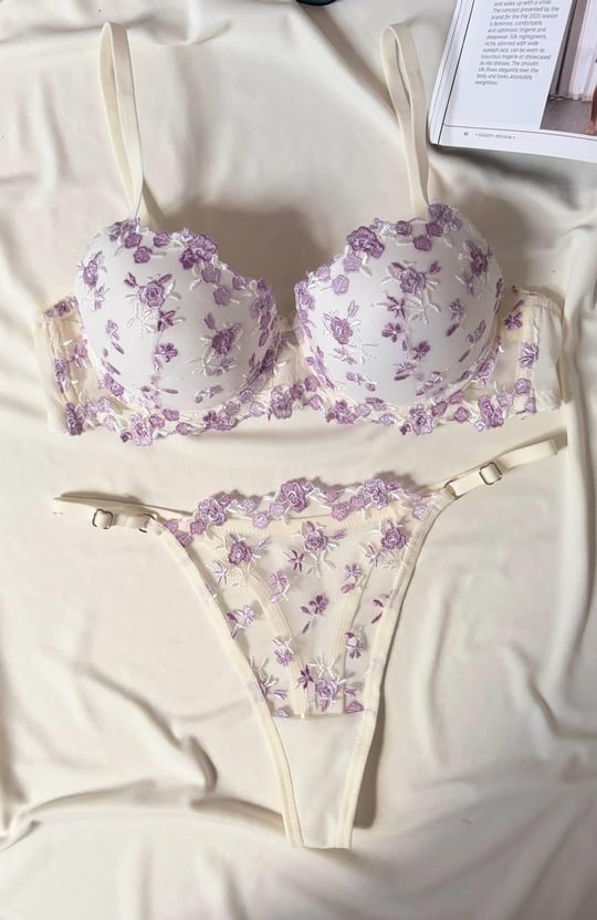 Dantel Lavinya Bloom Push Up Sütyen Takımı 