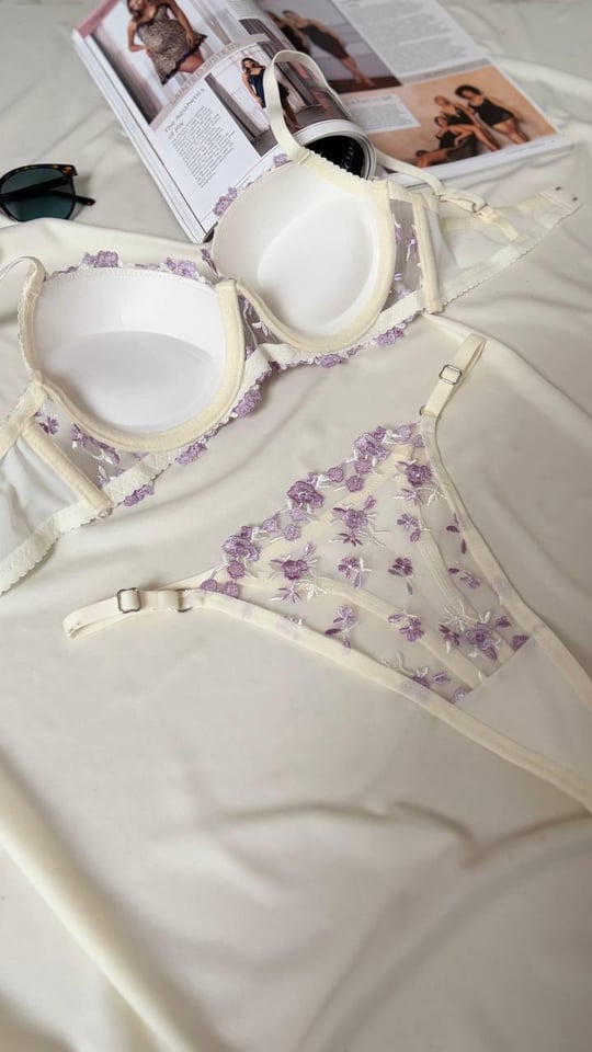 Dantel Lavinya Bloom Push Up Sütyen Takımı 