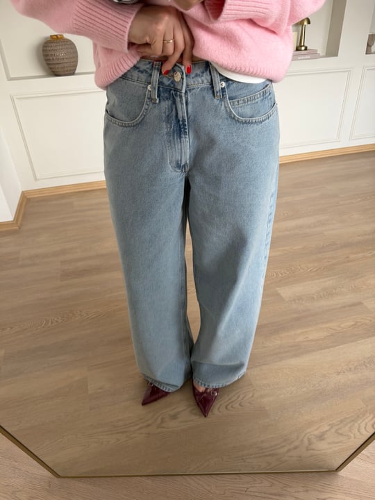 Açık Mavi Baggy Jean  
