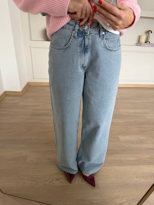 Açık Mavi Baggy Jean  