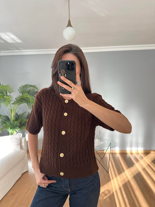 Elva Kahve Triko