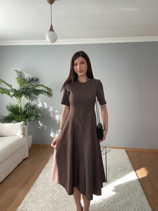 Kate Kahve Elbise