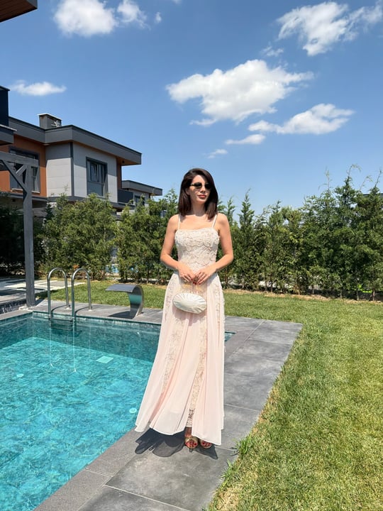 Layared Maxi Elbise 