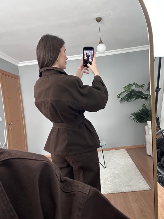 Mila Kahve Rengi Takım