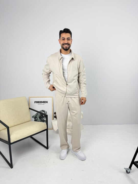 Mevsimlik Takım Oversize Likralı Taş