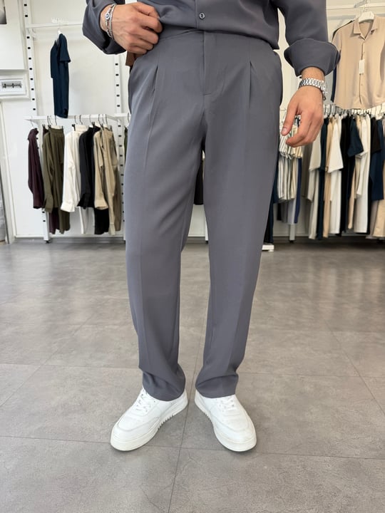 Oversize Duble Takım Antrasit