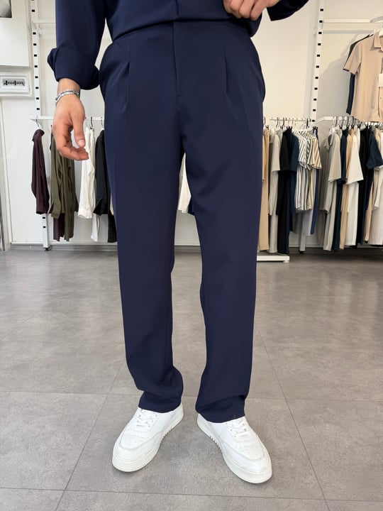 Oversize Duble Takım Lacivert