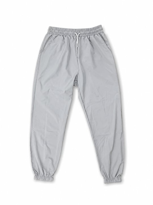 Paraşüt Paça Lastik Jogger Koyu Gri