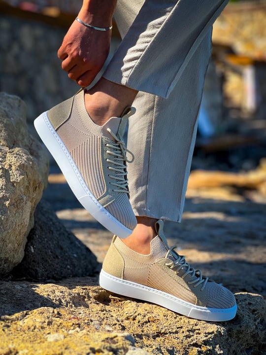 BASİC TRİKO AYAKKABI BEJ