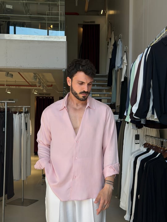 Blas Pudra Lyocell Gömlek