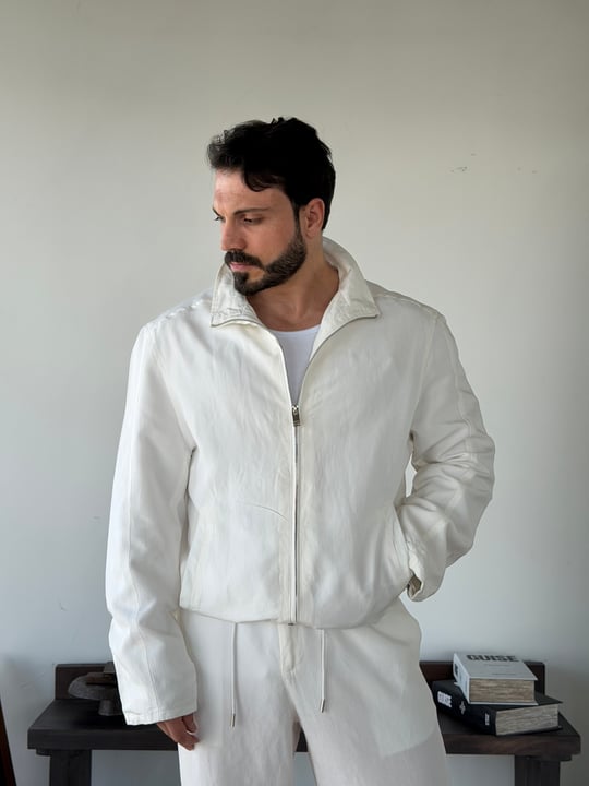 Levin Linen / Tensel Beyaz Ceket