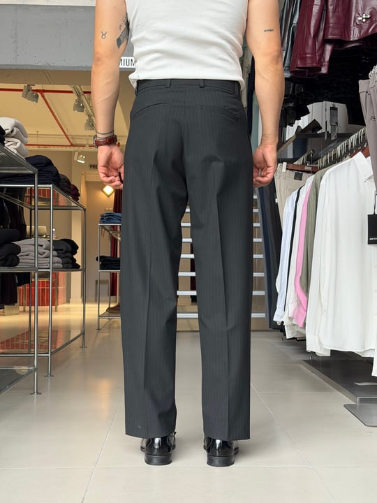 Panthera Siyah Çizgili Baggy Pantolon