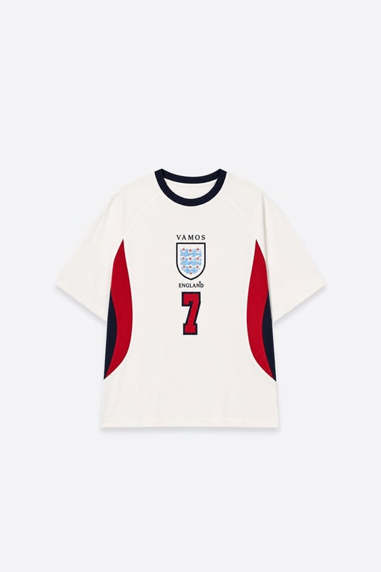 FIFA WORLD CUP 26™ İngiltere Oversize Tişört Ekru