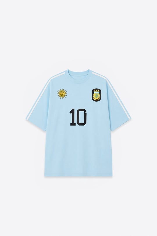 FIFA WORLD CUP 26™ Arjantin Oversize Tişört Bebe Mavi