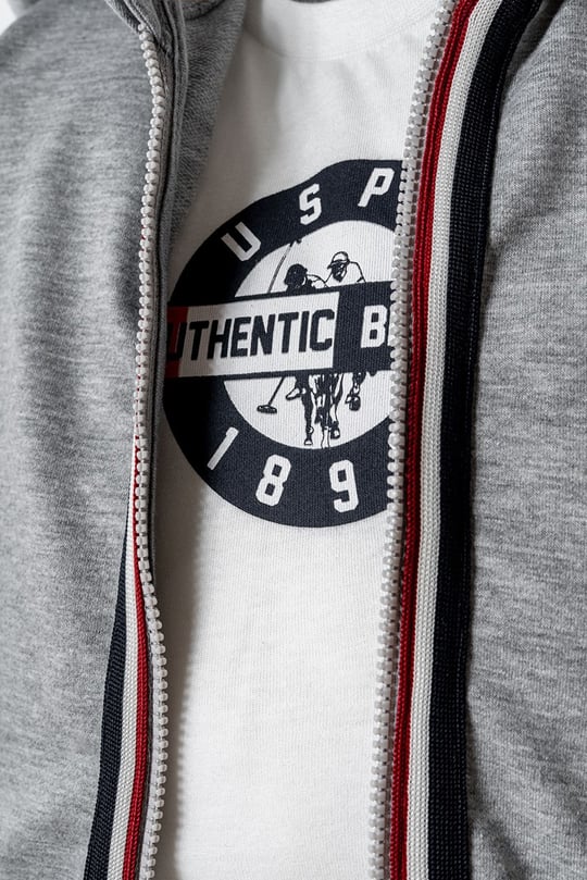 U.S. Polo Assn Erkek Bebek  3lü Takım Gri Melanj