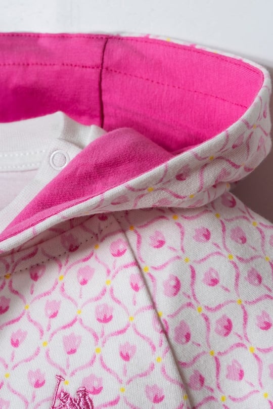 U.S. Polo Assn Kız Bebek  3li Takım Pembe