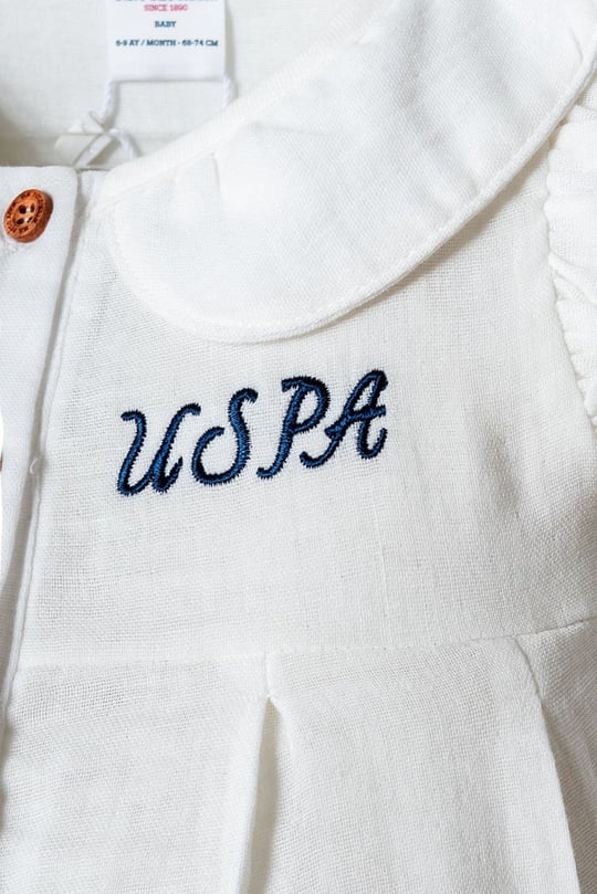 U.S. Polo Assn Kız Bebek  2li Takım Füme