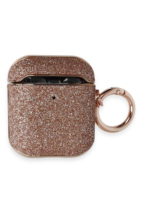 Apple Airpods 2 (2.nesil) Spell Simli Kılıf - Rose Gold