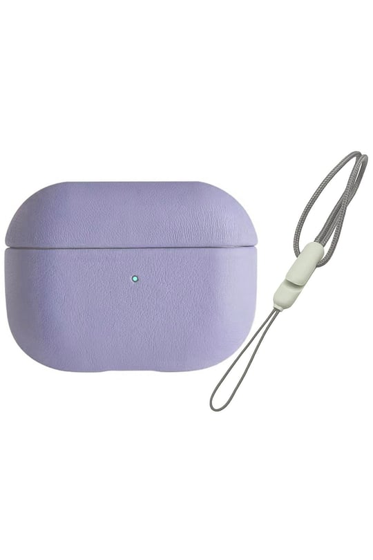 DERİ AİRPODS KILIFLARINEWFACEPDSDR08Apple Airpods 3 (3.nesil)  Deri Kılıf - Lila