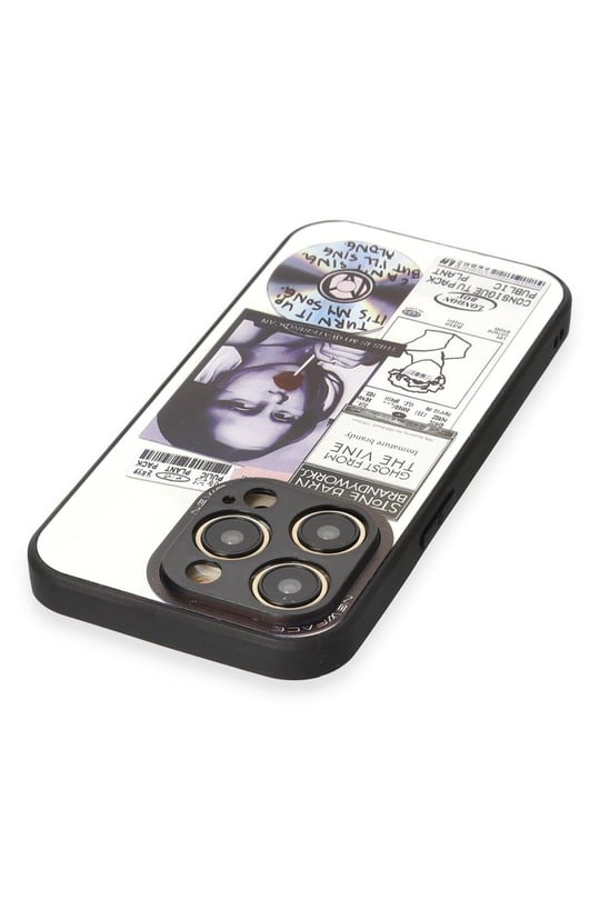 Apple iPhone 14 Pro Kılıf Mirror Desenli Kapak