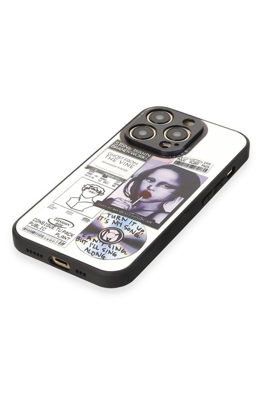 Apple iPhone 14 Pro Kılıf Mirror Desenli Kapak