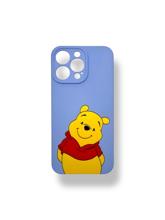 SİLİKON BASKI KILIFLARDIVERSECASESLKN51Apple Iphone 15 Pro Max Silikon Winnie The Pooh Baskı Kılıf - Lila
