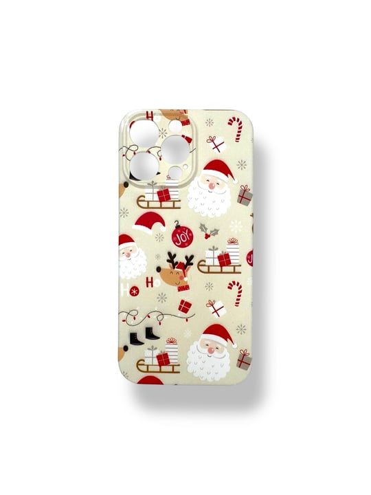 SİLİKON BASKI KILIFLARDIVERSECASESLKN78Apple Iphone 15 Pro Silikon Yılbaşı Tema 1 Baskı Kılıf