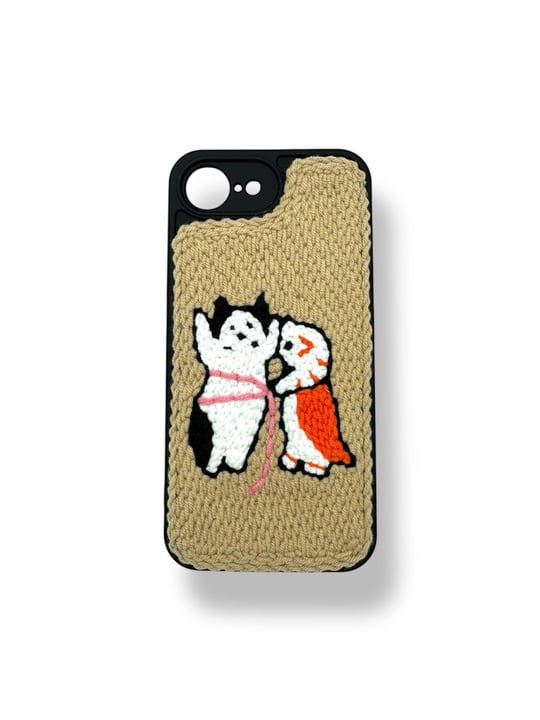 PUNCH İŞLEMELİ KILIFLARDIVERSECASEPNCH197Apple Iphone 16e Punch İşlemeli Kılıf - Chonky Cat Fitness Desenli
