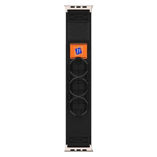 Apple Watch 42mm / 44mm / 45mm / 46mm / 49mm Tactical Loop Hasır Kordon - Siyah