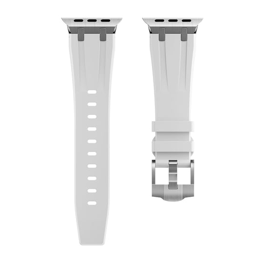 Apple Watch 42mm / 44mm / 45mm / 46mm / 49mm Silikon Kordon - Beyaz