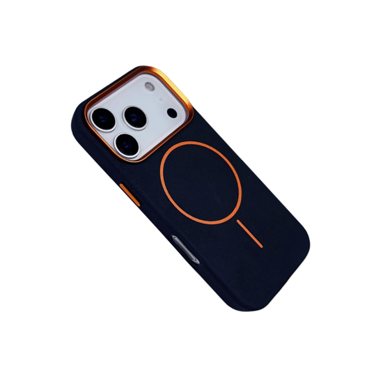 Joko iPhone 17 Pro Max Luno MagSafe Uyumlu Deri Kılıf – Mavi