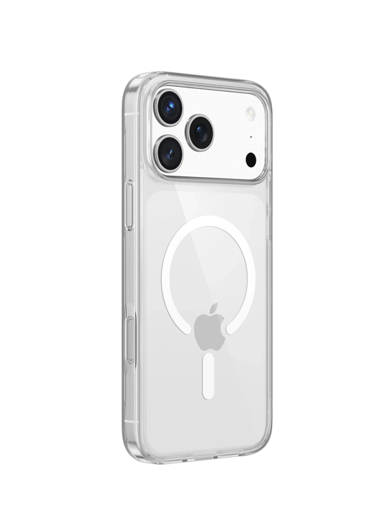Keephone iPhone 17 Pro Glaze MagSafe Uyumlu Darbeye Dayanıklı Kılıf – Şeffaf