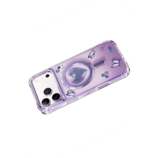 Keephone iPhone 17 Pro Peachy MagSafe Uyumlu Kılıf – Mor