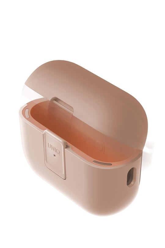 Uniq Apple Airpods Pro 2 (2.nesil) Clyde Kilitli Kılıf - Pembe