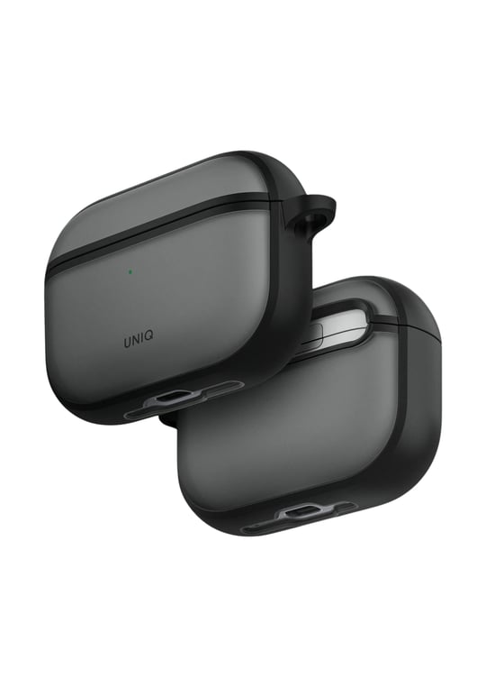 Uniq AirPods Pro 3 (3. Nesil) Veren Frosted Hang Mat Koruma Kılıf – Siyah