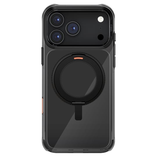 Uniq Apple iPhone 17 Pro Max Swivix 360° Rotating Kickstand Magsafe Kılıf - Siyah
