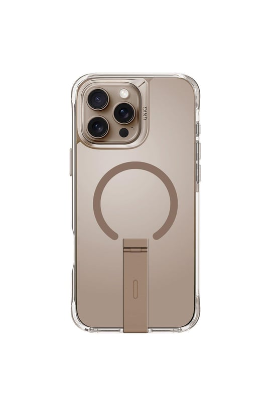 Uniq Apple iPhone 16 Pro Eleva Standlı Magsafe Kapak - Gold